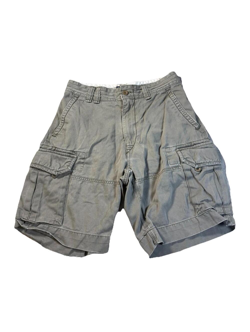 Polo Ralph Lauren Cargo Shorts Mens Size 31 Gray Military Utility Paratrooper